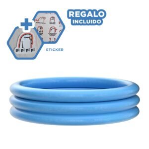 Piscina Azul Cristal 147 x 33 cm para Uso Diario en Casa y Espacios Exteriores Y+Regalo Sticker