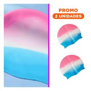 Pack2 Alternativa de Natacion Gravital Fucsia Blanco Celeste Uso Deportivo
