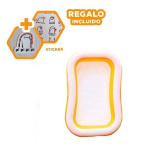 Pileta Inflable para Patio y Casa con Formato Practico para Juegos y Relajo Y+Regalo Sticker
