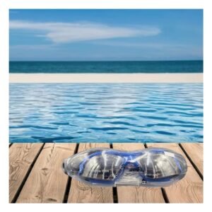 Lente para Natacion Azul con Estuche 23,7 x 3,8 x 14,4 cm y Cristal Antivaho