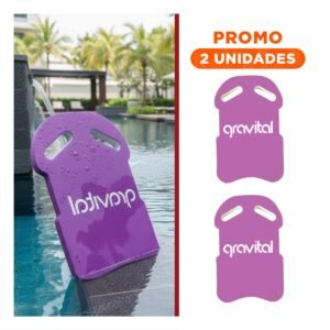Pack2 Flotador de Natacion con Cintura para Entrenamiento en Agua Uso Diario Lila