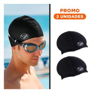 Pack2 Capucha de Natacion Negro para Piscina y Comodidad Total Segura