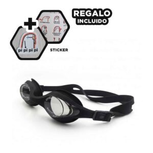 Accesorio Deportivo Negro de Natacion para Piscina con Sellado Suave y Estable Y+Regalo Sticker