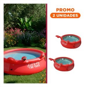 Pack2 Alberca Cangrejo Ollita 1 83 x 51 cm para Juegos de Agua en Verano