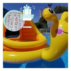 Piscina Caracol 145 x 102 x 74 cm Amplia para Espacios Abiertos Y+Regalo Sticker