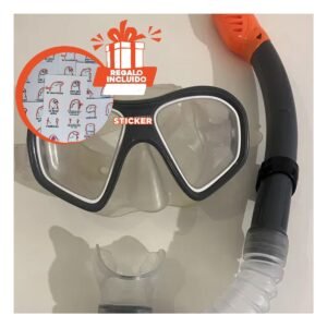 Equipo de Buceo 2 Pz para Nadar y Explorar en el Agua con Comodidad Y+Regalo Sticker
