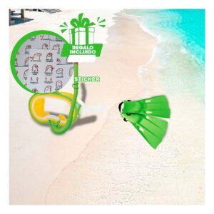 Kit de Buceo 3 Piezas para Uso Recreativo en Playa y Agua Dulce Y+Regalo Sticker