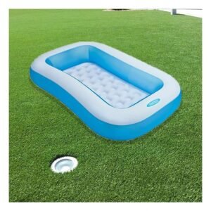 Piscina Rectangular 168x100x28 cm para Hogar y Uso Exterior Plus en Familia