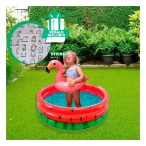 Pileta Sandilla Inflable para Jardin y Patio con Uso Recreativo en Casa Y+Regalo Sticker