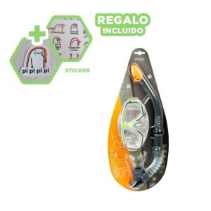 Juego De Natacion 02 Blanco Verde para Entrenamiento y Uso Familiar Y+Regalo Sticker