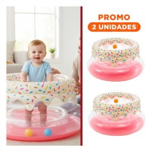 Pack2 Centro de Diversion con Base Acolchada para Bebes