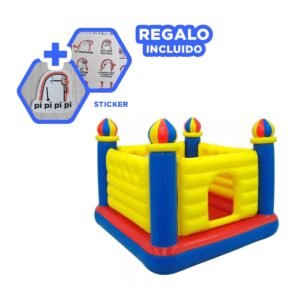 Juguete de Rebote con Paredes de Seguridad para Juegos Infantiles Y+Regalo Sticker