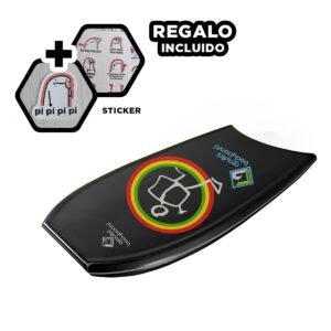 Bodyboard Infantil para Primeras Olas en el Mar Playero de 83,5x47,5x5,5 cm Y+Regalo Sticker