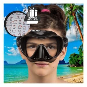 Kit De Buceo 2 Pcs Para Natacion Recreativa y Exploracion Submarina Y+Regalo Sticker