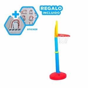 Tablero de Baloncesto Mediano 80cmx70cmx150cm para Practicar Deportes Y+Regalo Sticker