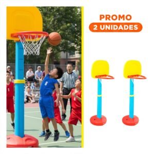 Pack2 Canasta Infantil Grande 80cmx70cmx230cm con Red de Calidad para Juegos de Mucha Accion