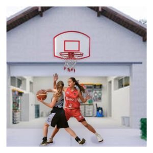 Tablero de Baloncesto 90cmx60cmx45cm para Diversion Activa en su Vivienda Real