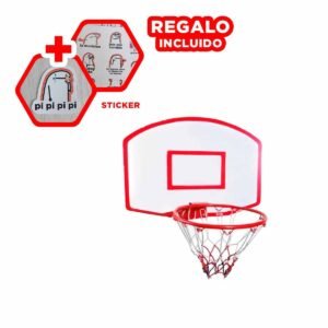 Tablero de Baloncesto con Aro de Acero para Practicar Deportes en el Patio Y+Regalo Sticker