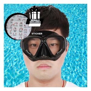 Equipo De Buceo 2 Pcs para Diversion Acuatica en Playa o Piscina Y+Regalo Sticker