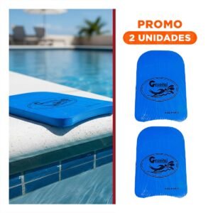 Pack2 Elemento de Natacion Plano Azul Gravital para Piscina y Uso Deportivo