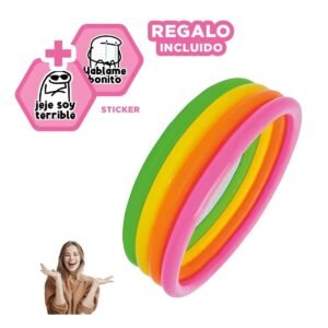 Piscina Arcoiris 168x46cm de Material Resistente para el Entretenimiento Y+Regalo Sticker