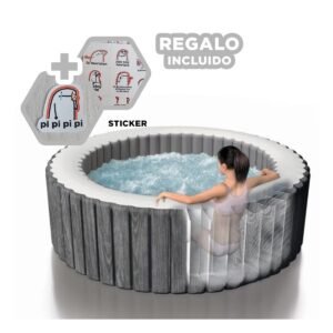 Spa de Material Reforzado para el Entretenimiento en su Jardin Y+Regalo Sticker