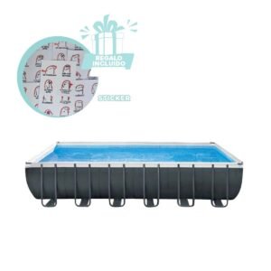 Espacio Acuatico Amplio para Diversion en Temporada de Verano Y+Regalo Sticker