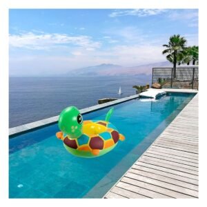 Flotador con Forma de Tortuga para Bebe para Piscina y Juegos en Agua