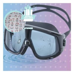Gafas de Natacion con Lente Resistente y Proteccion UV para Uso Diario Y+Regalo Sticker