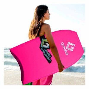 Bodyboard Deportivo Fucsia para Olas en Playa con Diseno Moderno y Alta Calidad