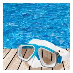 Gafas de Natacion Celeste para Ninos Ajustables y Comodas para Agua