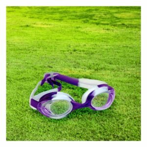 Gafas de Natacion Morado y Blanco para Ninos Ajustables para Agua