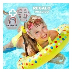 Visor de Natacion Rosado para Ninos con Vision Panoramica en Agua Y+Regalo Sticker