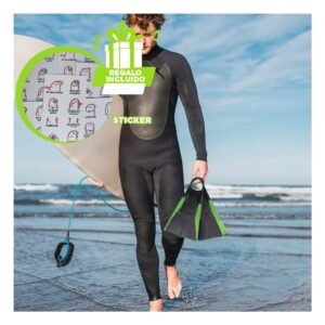 Calzado Orca Para Agua Modelo Gravital 43 44 Negro Verde Y+Regalo Sticker