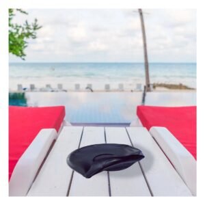 Gorro Deportivo para Natacion con Orejera Protectora Color Negro