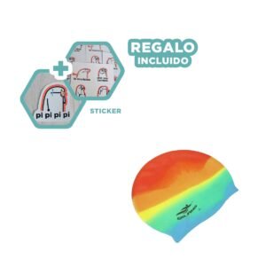 Gorra De Natacion Unisex funcional para Practica de Natacion en Piscina Y+Regalo Sticker