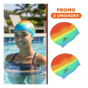 Pack2 Cofia De Natacion Unisex comoda para Actividades en Piscina y Playa