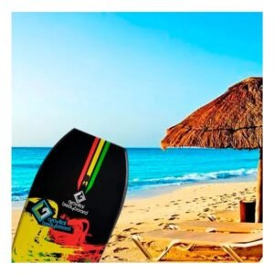 Acuatico Bodyboard 37 Pulgadas 93,5cm x 48,5cm x 5,5cm Multicolor para Olas
