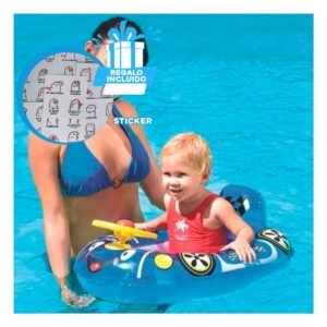 Elemento Flotante Inflable Azul para Uso Infantil Y+Regalo Sticker