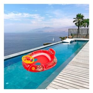 Flotador Inflable Infantil Color Rojo para Juegos en Piscina
