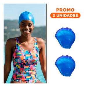 Pack2 Elemento Practico para Piscina y Mar con Gorro Azul