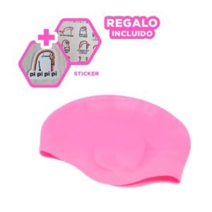 Gorro Seguro para Aprender a Nadar con Ajuste Comodo Y+Regalo Sticker
