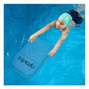 Tabla Natacion para Ninos con Diseno Azul y Superficie Antideslizante