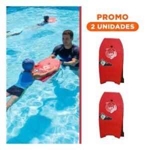 Pack2 Producto Acuatico 41 Pulgadas Color Rojo para Uso Recreativo