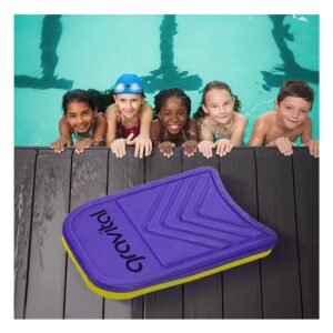 Tabla Natacion para Ninos con Diseno Morado y Superficie Antideslizante