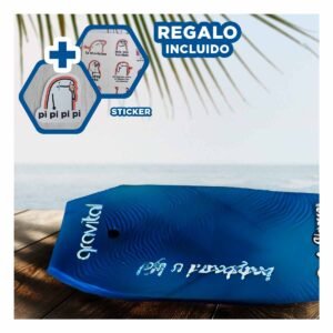 Bodyboard 42 Pulgadas Color Azul para Olas Uso Acuatico Y+Regalo Sticker