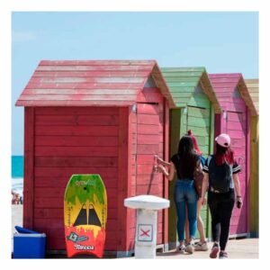 Tabla Bodyboard 42 Pulgadas para Olas Multicolor con Diseño Deportivo Resistente