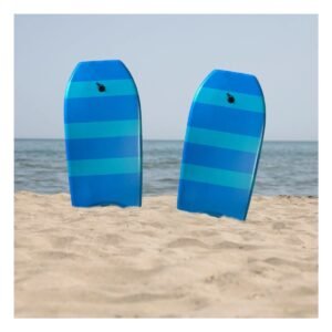 Bodyboard Deportivo 42 Pulgadas Azul con Rayas para Olas con Diseño Funcional