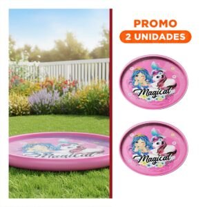 Pack2 Centro Acuatico Familiar para Ninos 170x170 cm Color Rosado Exterior