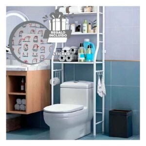 Soporte Cuadrado Blanco para Pared en Espacios de Hogar con Diseno Minimalista Y+Regalo Sticker